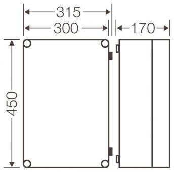 HENS Mi-Einzelleergehäuse Mi     Mi 9300 