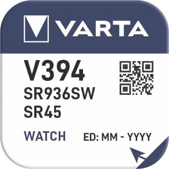 VARTA Knopfzelle                    V394 
