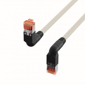 EFB Patchkabel 2xRJ45 90°   K4137GR.0,50 