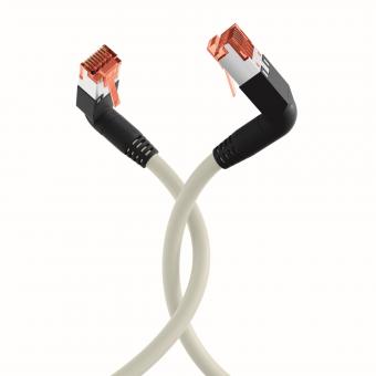 EFB Patchkabel 2xRJ45 90°   K4137GR.0,50 