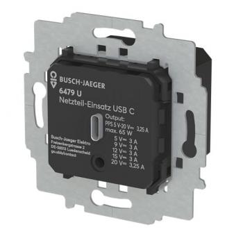 BJ Power supply insert m.USB C    6479 U 