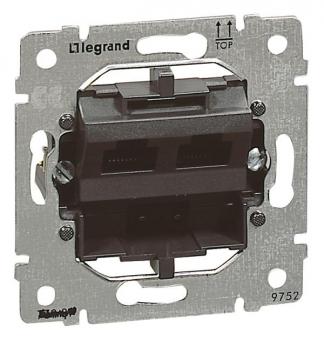 Legrand 775762 Datendose Kat.5 2-fach 