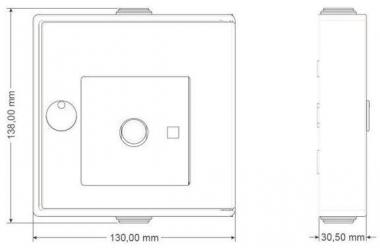 HEKATRON Funkhandtaster Blau / Interface 