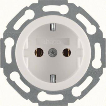 Hager Steckdose SCHUKO         WTS1100WG 