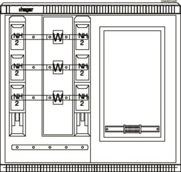 Hager Wandler-u.Messschrank    ZAW102AM2 