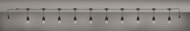 Trio Lichterkette CHAIN,10xE27 R74771132 