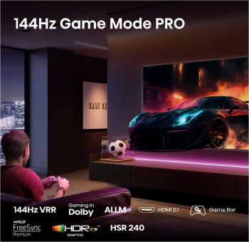 Hisense 65E77Q Pro sw QLED-TV 