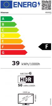 Hisense 40A5Q sw QLED-TV 
