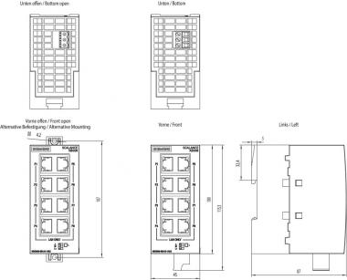 Siemens SCALANCE      6GK5008-0BA10-1AB2 