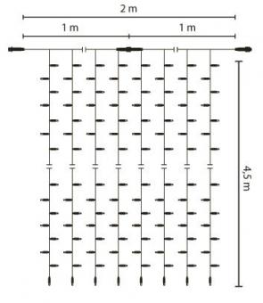 LED Drape Lite 600 2x4,5m 36V      58775 