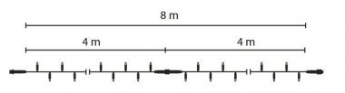 S&H LED-String Lite 10 1m 36V 0,4W 59159 