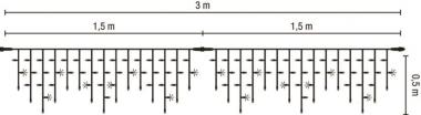 S&H LED-Ice Lite Flash 114 3x0,5m  59099 