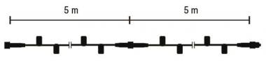 S&H LED-String Lite 20 Fassungen   59387 