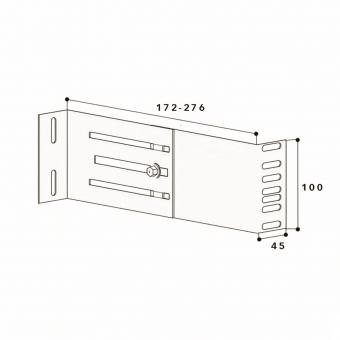 GGK Wandkonsole 175-275mm          WKV-5 