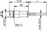 TEGA STX M12x1 VL X-kod.       100017432 