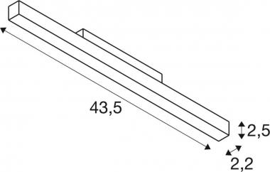 SLV IN-LINE 44 , opal, DALI,     1006623 