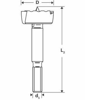 Bosch Forstnerbohrer DIN 7483 2608577010 