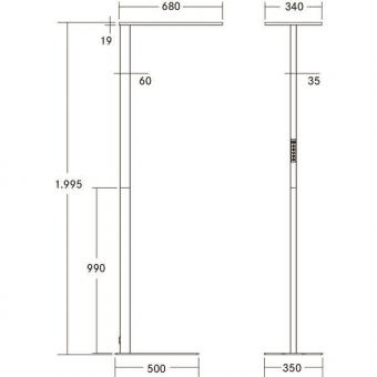 Brumberg LED-Stehleuchte 120 W, 77455174 
