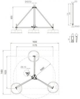Dehn 107390 DBS KB  DBS KB D50 RA680 V2A 