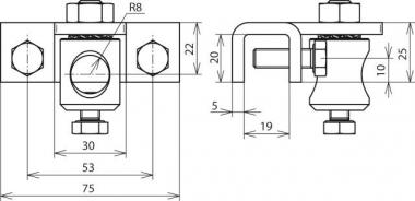 DEHN Anschlussklemme NIRO f.      106319 