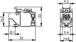 TG AMJ-SL Modul Cat.6A       100023207 