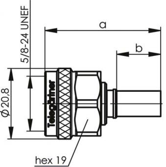 TG N-Kabelstecker CR/CR G30  J01020A0119 