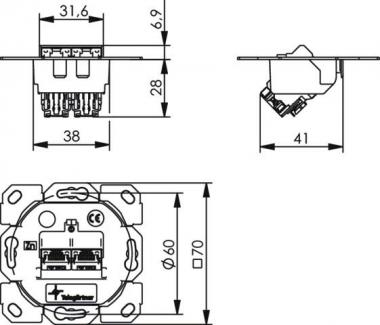 TEGA Modulaufnahme AMJ-SL      100022982 