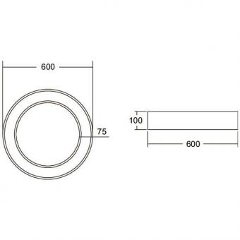 Brumberg LED-Anbau-Ringl.       13560163 