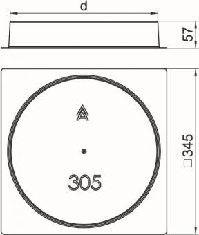 OBO SK HB R305 Schalkörper R9 PS 