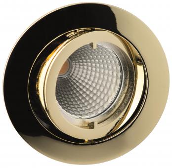 RUTEC Einbaustrahler gold     ALU5537-3N 