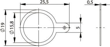TEGA MasseLötfahne 5/8       C04001A0008 