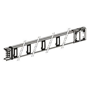 GS Schienenkasten gerade 2m KSA400ED4208 