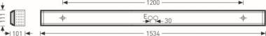 TRIL Montigo-LED Wannenleu prism 6474240 