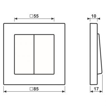Jung Matter Taster 2f MATS A 550 595 ANM 