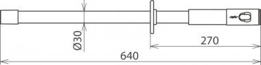 DEHN Isolierstange für    IS M12 STK 640 