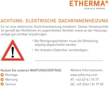 ETHERMA Warnaufkleber Achtung        AKD 