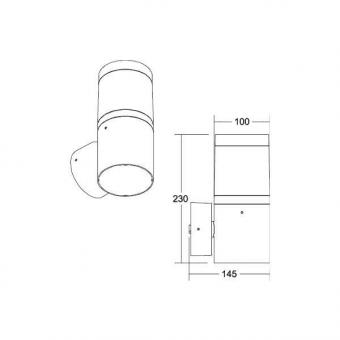 Brumberg LED-Wandanbauleuchte   10039183 