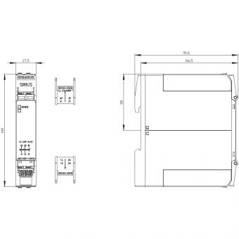 Siemens Koppelrelais 2S+1Ö 3RQ1000-1GW00 