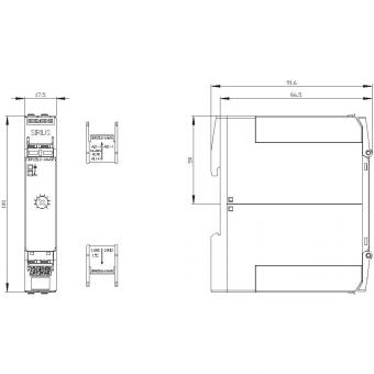 Siemens 3RP25121AW30 Zeitrelais elektr. 