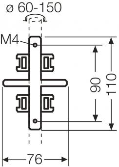 Hensel Mastbefestigung           KV MB 3 