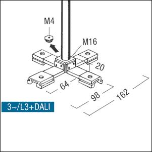 ZUM Befestigungsstück 3 Phasen S2802670 