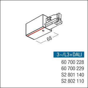 ZUM 3PH Einspeisung weiss       S2801140 