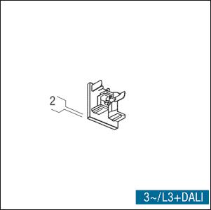 ZUM 3PH Endplatte weiss         S2801240 