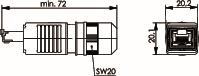 TG STX V4 RJ45 Steckerset    J80026A0013 