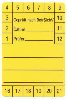 Beha FTC00001280D Prüfetiketten 60x40mm 