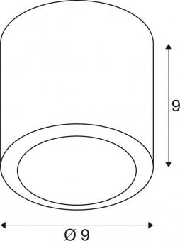 SLV Deckenanbauleuchte OCULUS    1004666 