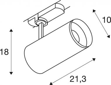 SLV 3  NUMINOS DALI L, 3 Phasen  1004562 