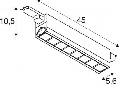 SLV 3  SIGHT MOVE DALI, 3 Phasen 1004693 