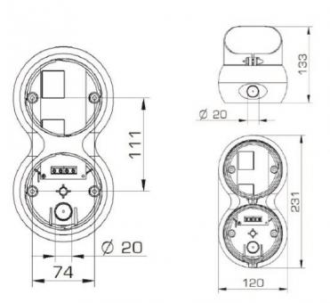 GROTHE Ampelmodul 2LE           AMP 8906 