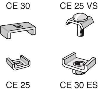 Cablofil CM558018 CE25 V2A Klemmstück 